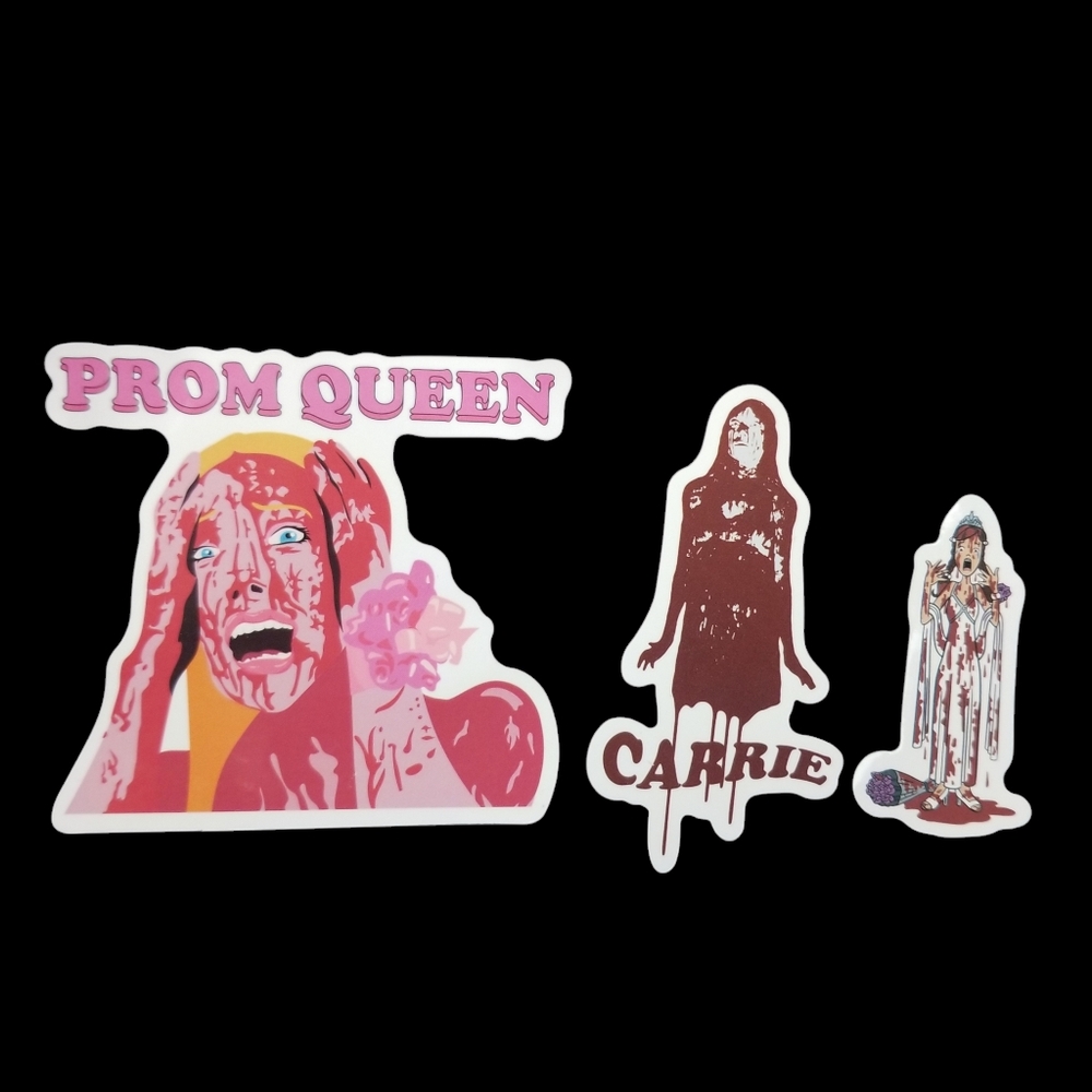 Carrie Vinyl Stickers Set Of 3